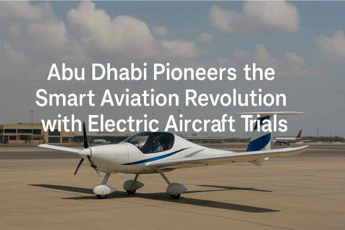 Abu Dhabi Pioneers the Smart Aviation Revolution with Electric Aircraft Trials